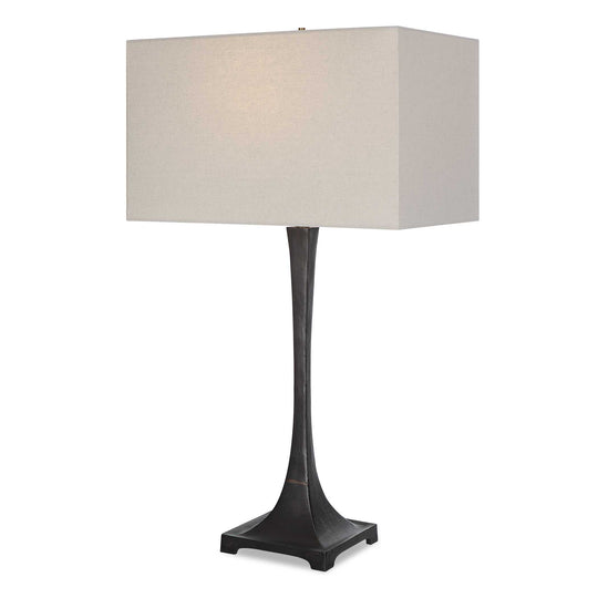 American Home Furniture Uttermost Reydan Tapered Iron Table Lamp