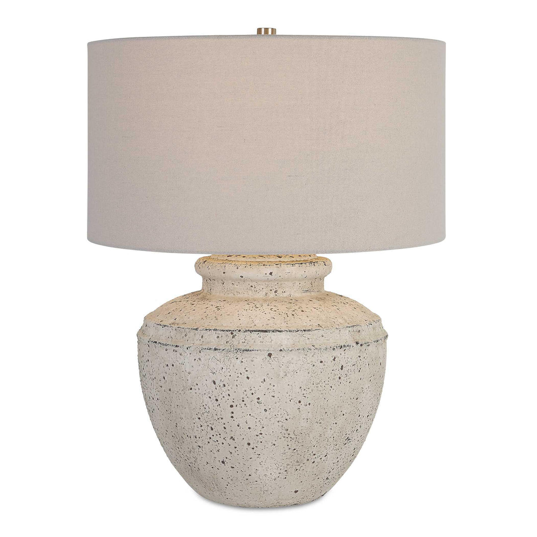 Artifact Aged Stone Table Lamp - AmericanHomeFurniture