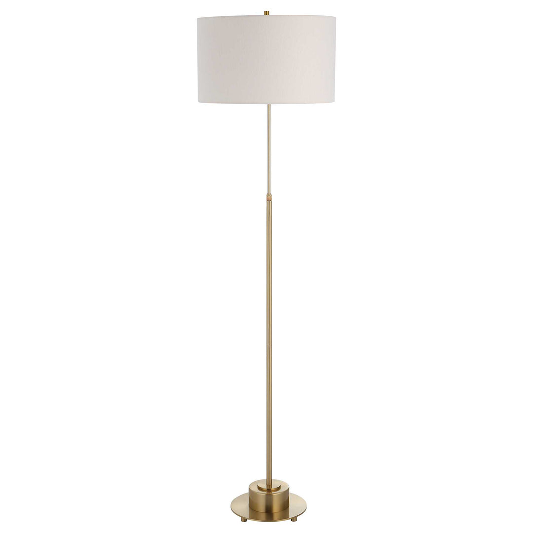 American Home Furniture Uttermost Prominence Brass Floor Lamp