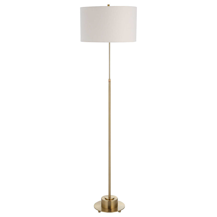 American Home Furniture Uttermost Prominence Brass Floor Lamp
