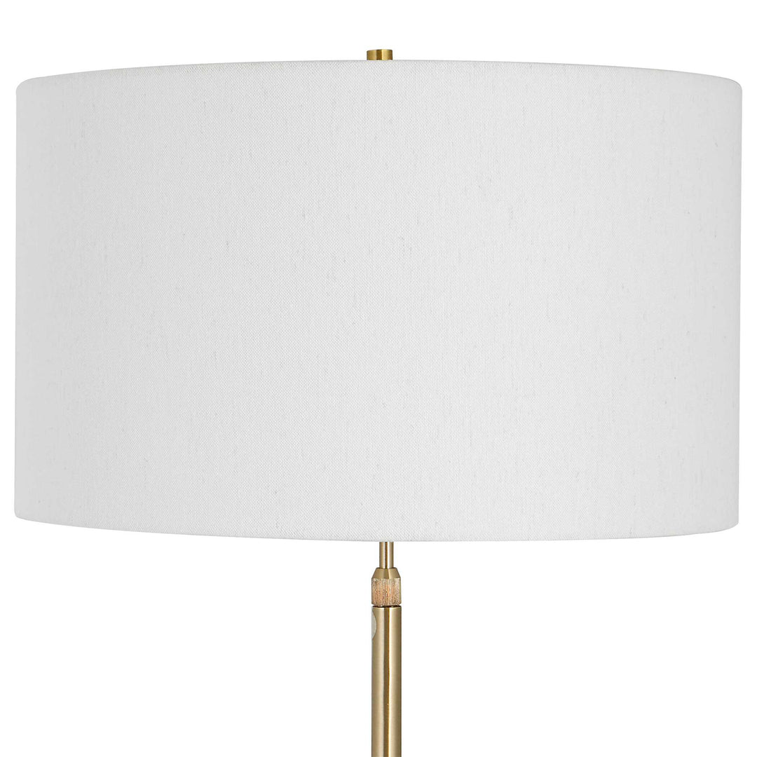American Home Furniture Uttermost Prominence Brass Floor Lamp