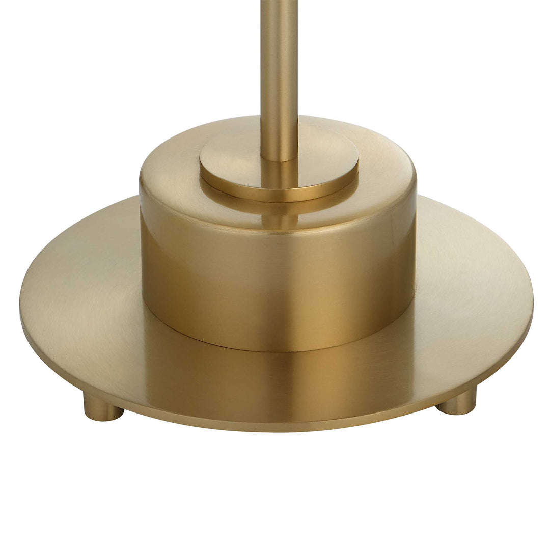 American Home Furniture Uttermost Prominence Brass Floor Lamp