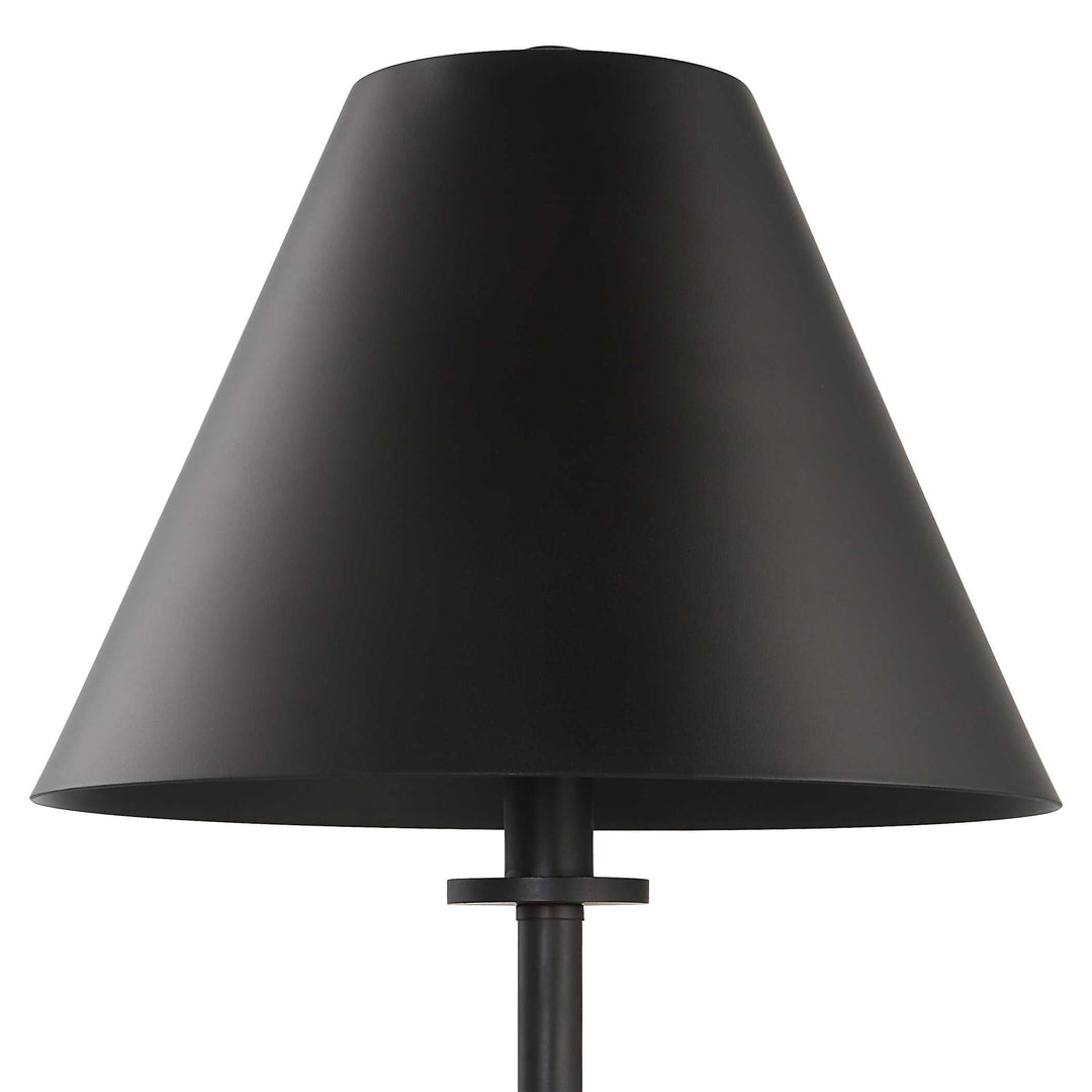 American Home Furniture Uttermost Pilot Black Buffet Lamp