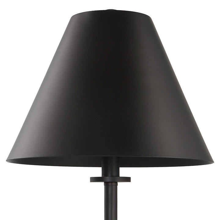 American Home Furniture Uttermost Pilot Black Buffet Lamp