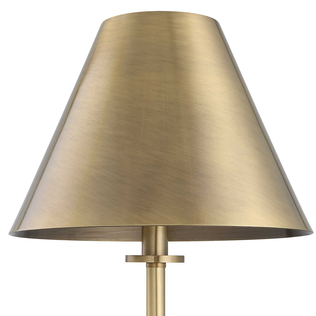 American Home Furniture Uttermost Pilot Brass Buffet Lamp