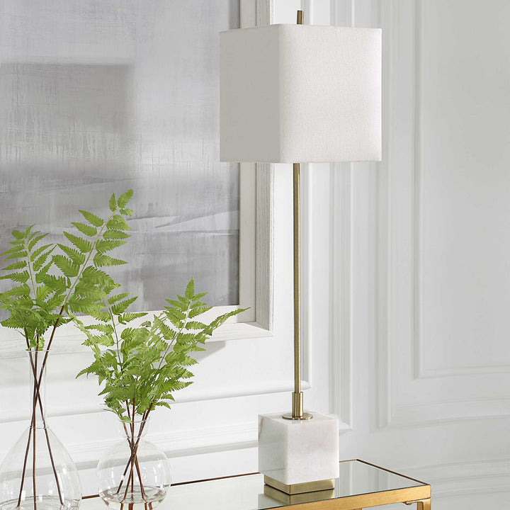 American Home Furniture Uttermost Escort Brass Buffet Lamp