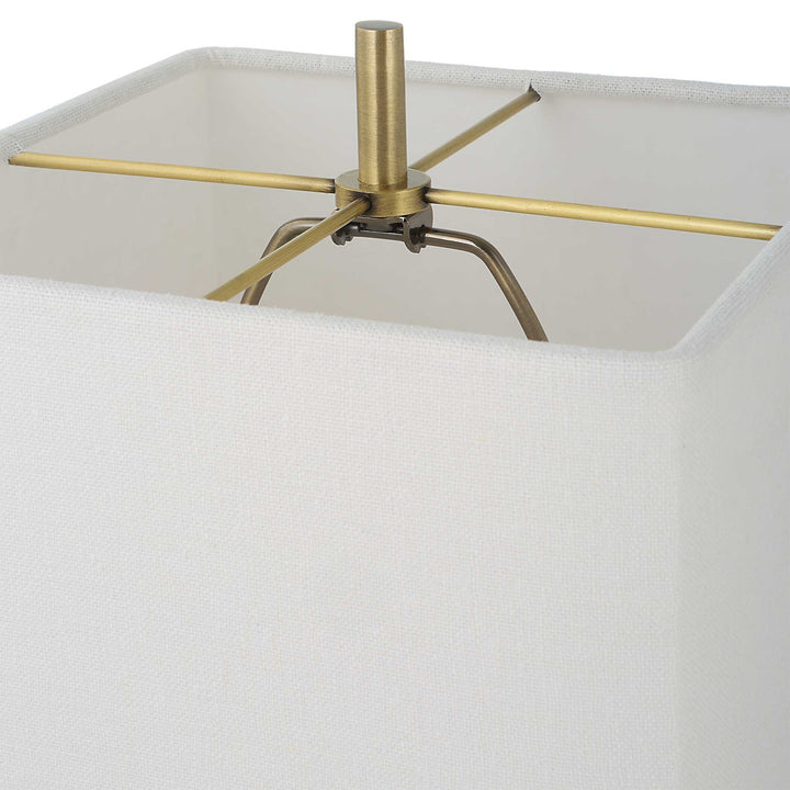 American Home Furniture Uttermost Escort Brass Buffet Lamp