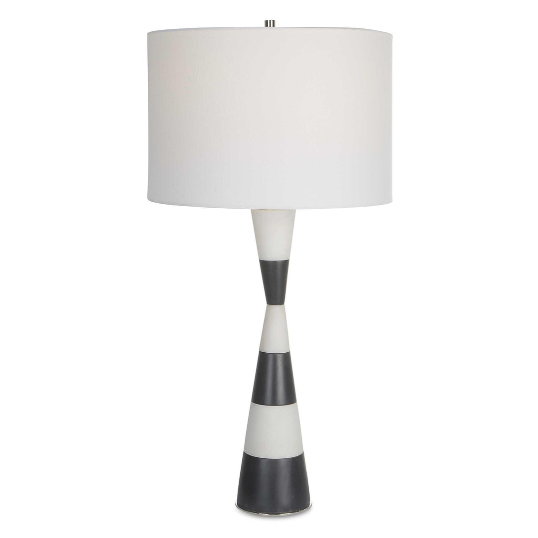 Bandeau Banded Stone Table Lamp - AmericanHomeFurniture