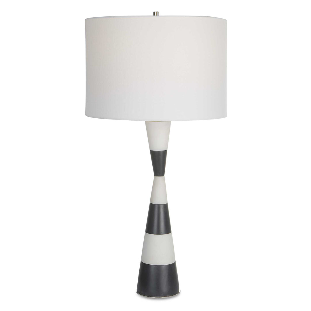 American Home Furniture Uttermost Bandeau Banded Stone Table Lamp