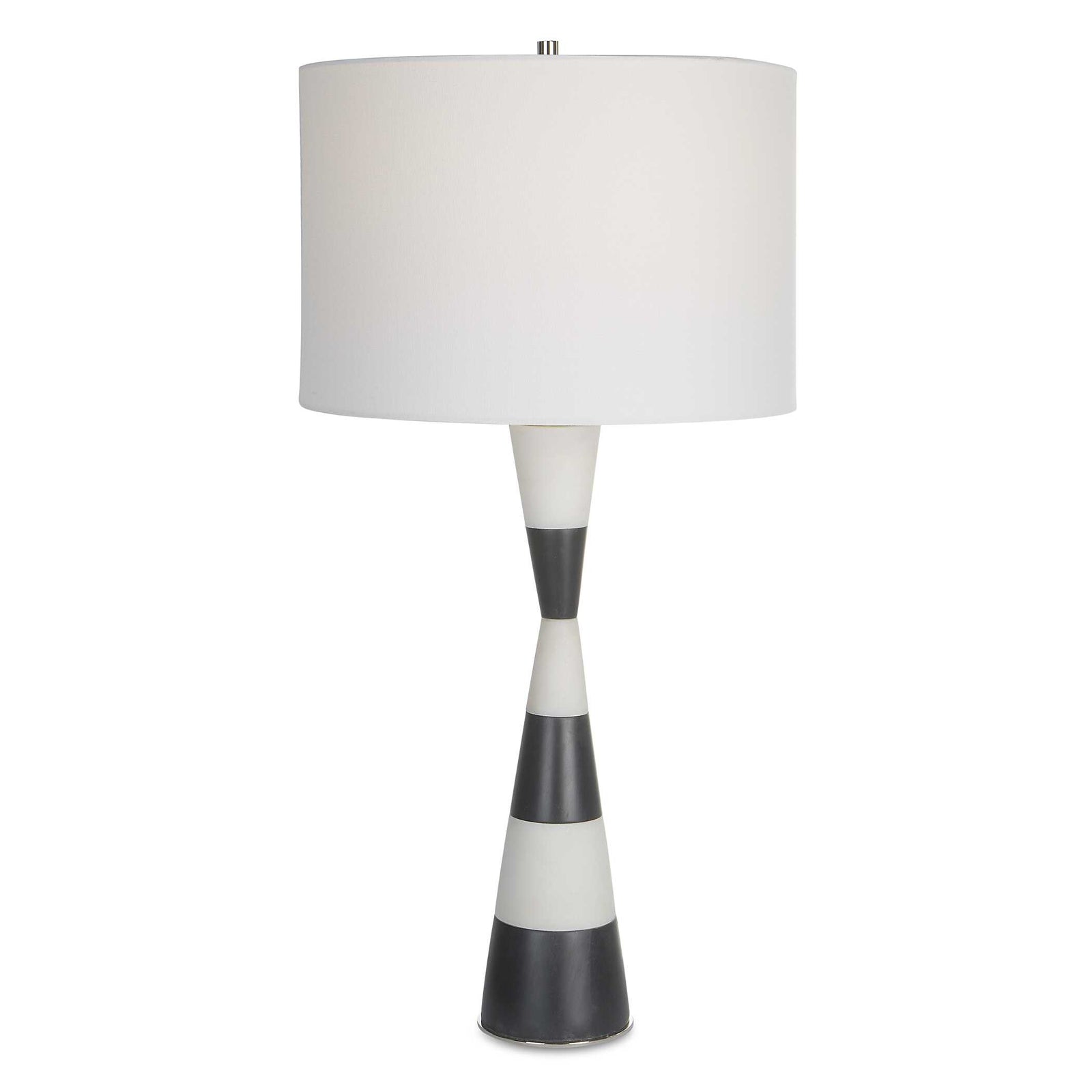 American Home Furniture Uttermost Bandeau Banded Stone Table Lamp