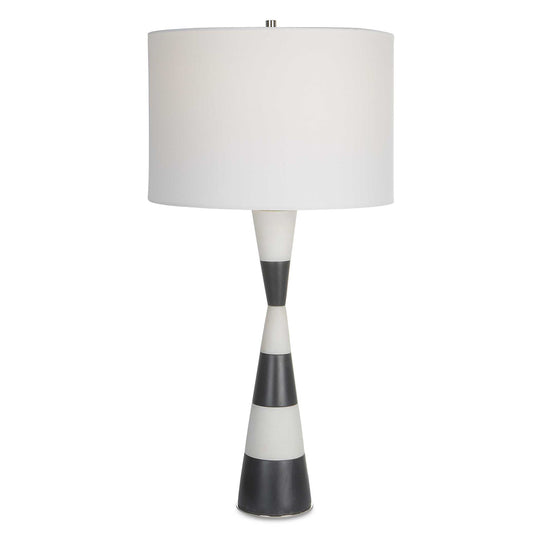 American Home Furniture Uttermost Bandeau Banded Stone Table Lamp