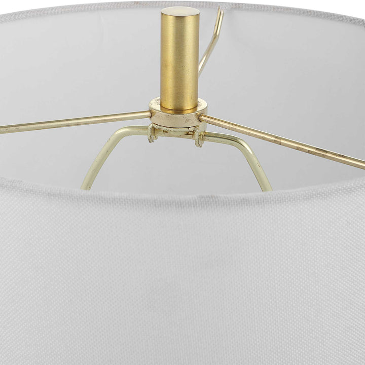 American Home Furniture Uttermost Turret Gold Buffet Lamp