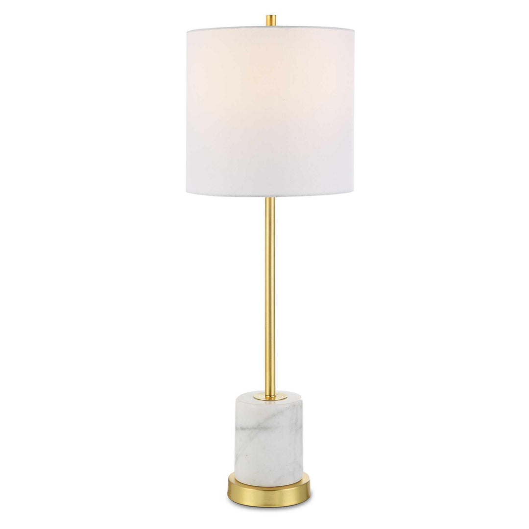 Turret Gold Buffet Lamp - AmericanHomeFurniture