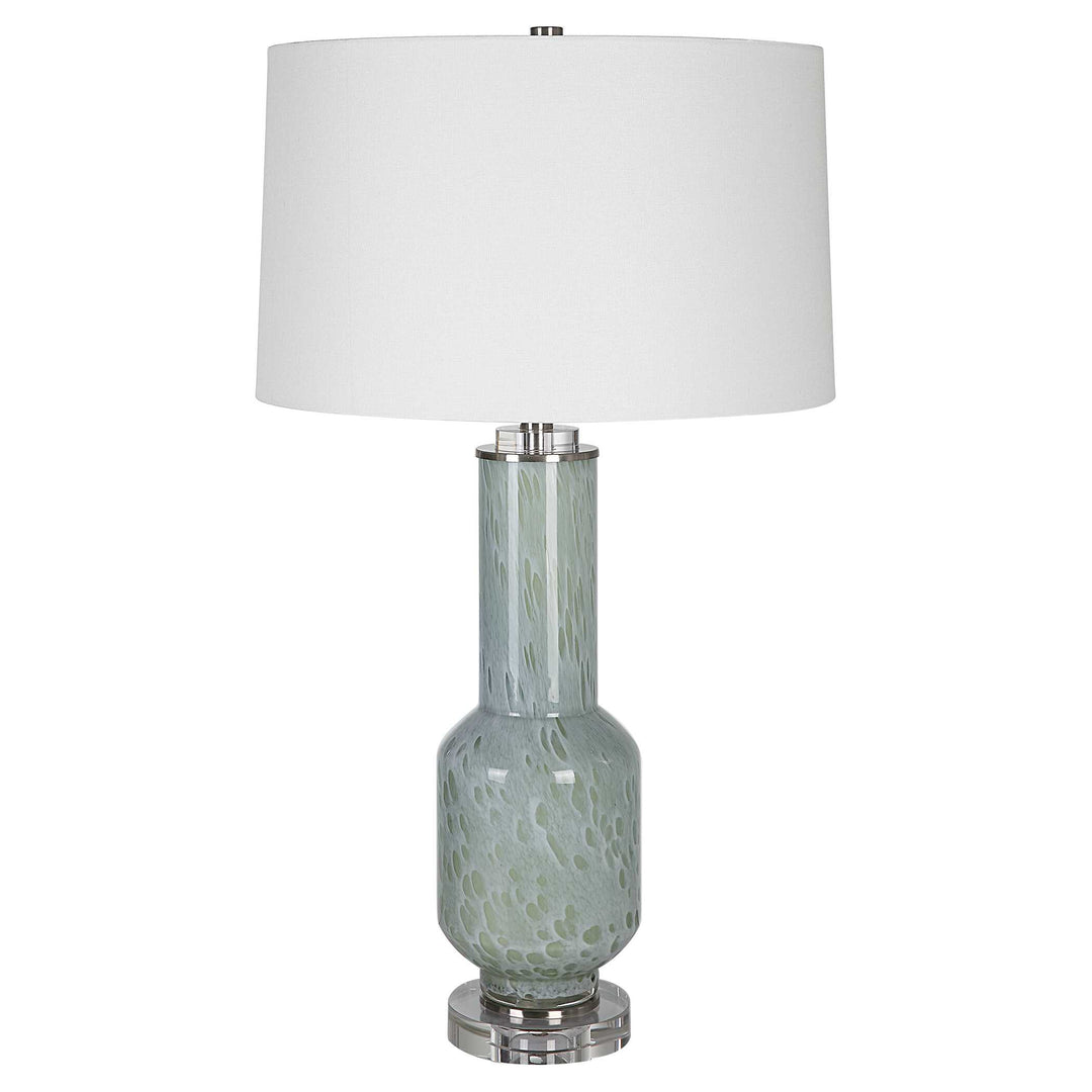 American Home Furniture Uttermost Imperia Aqua Gray Table Lamp