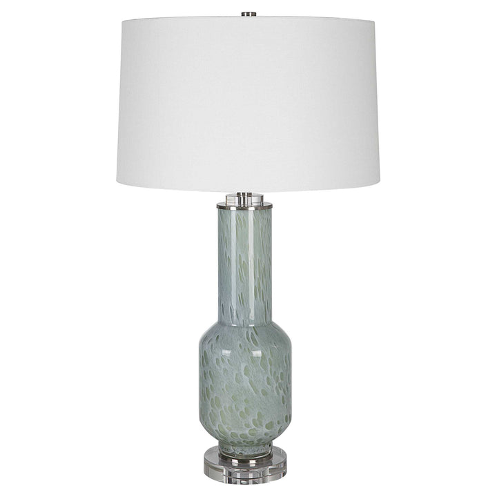 American Home Furniture Uttermost Imperia Aqua Gray Table Lamp