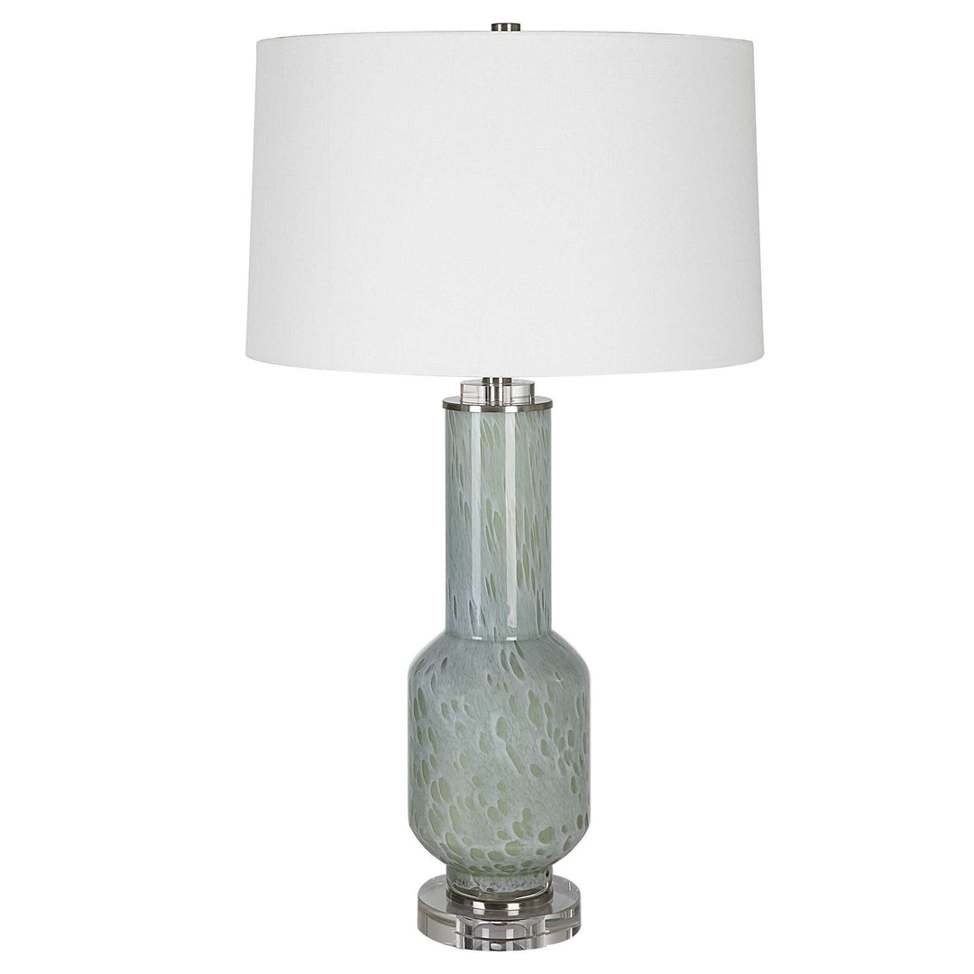 Imperia Aqua Gray Table Lamp - AmericanHomeFurniture