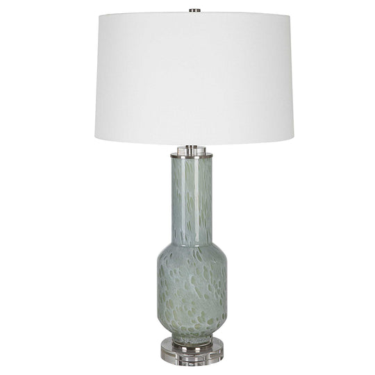 American Home Furniture Uttermost Imperia Aqua Gray Table Lamp