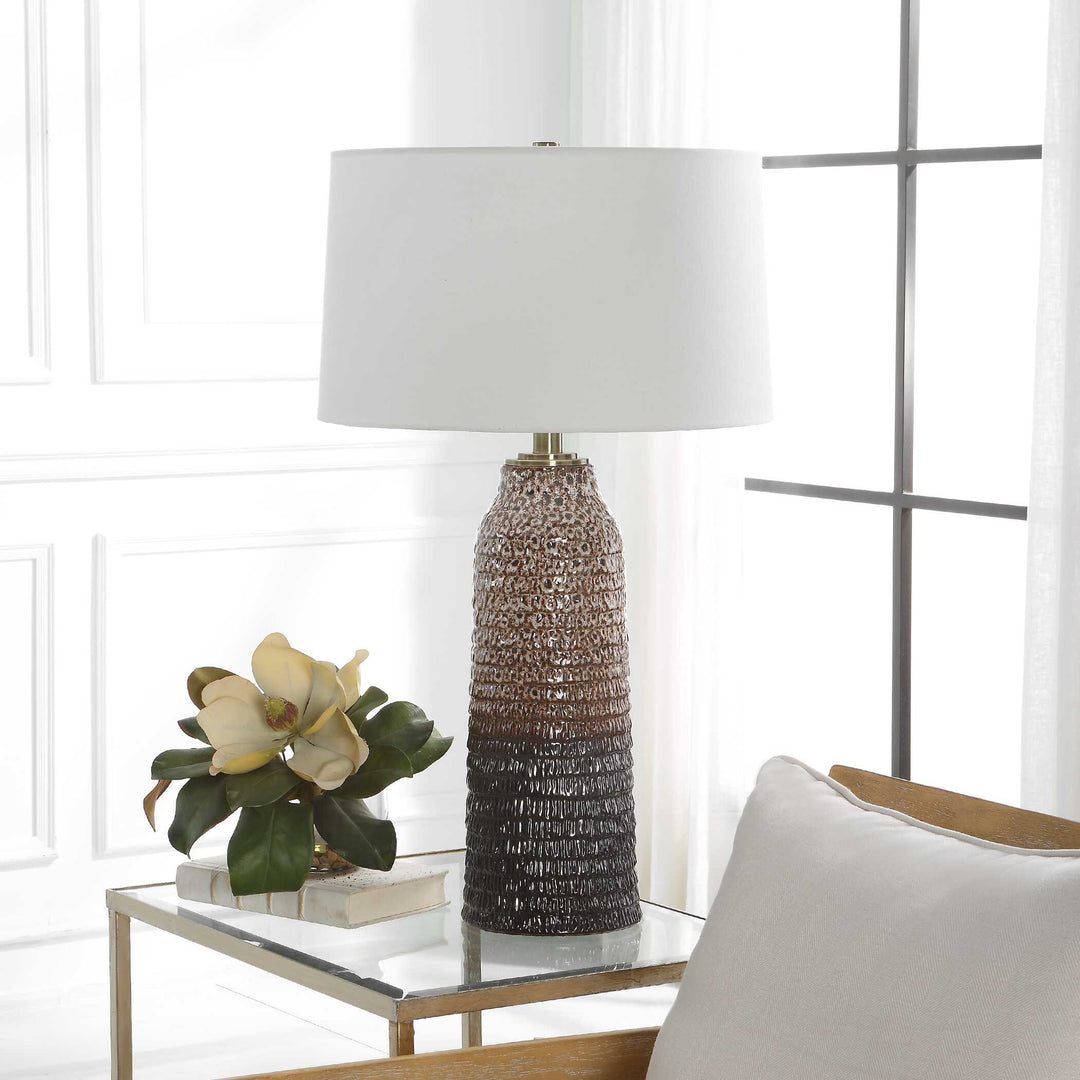 American Home Furniture Uttermost Padma Mottled Table Lamp
