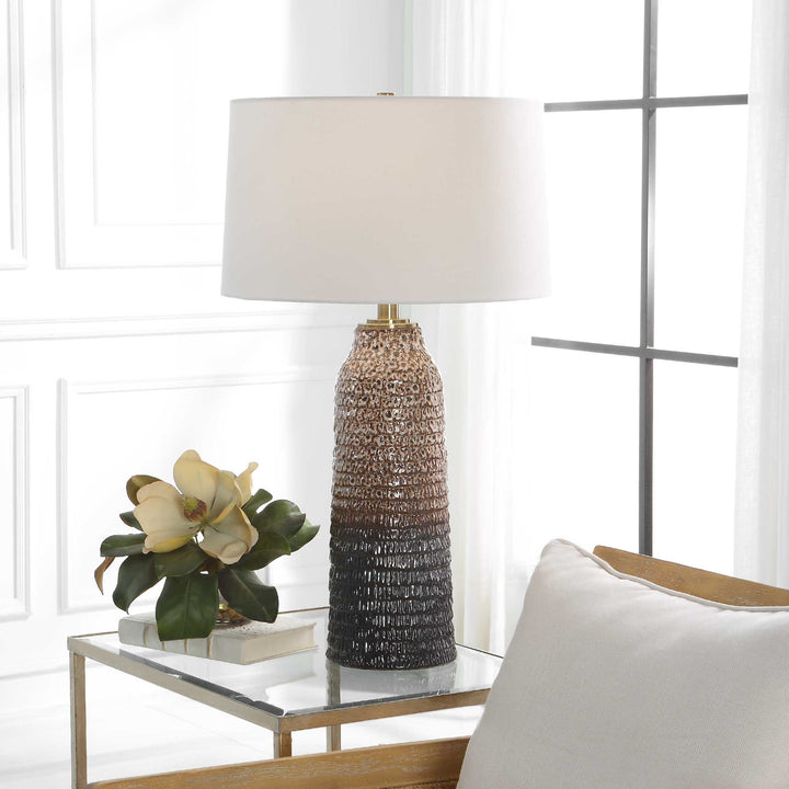 American Home Furniture Uttermost Padma Mottled Table Lamp