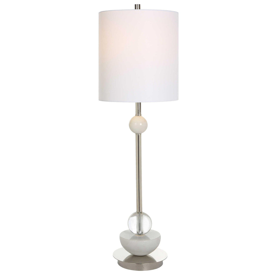 Exposition Nickel Buffet Lamp - AmericanHomeFurniture