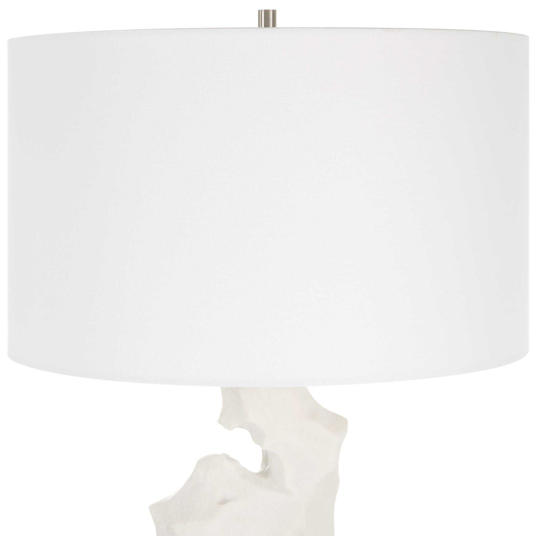 American Home Furniture Uttermost Remnant White Marble Table Lamp