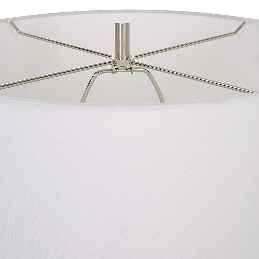 American Home Furniture Uttermost Remnant White Marble Table Lamp