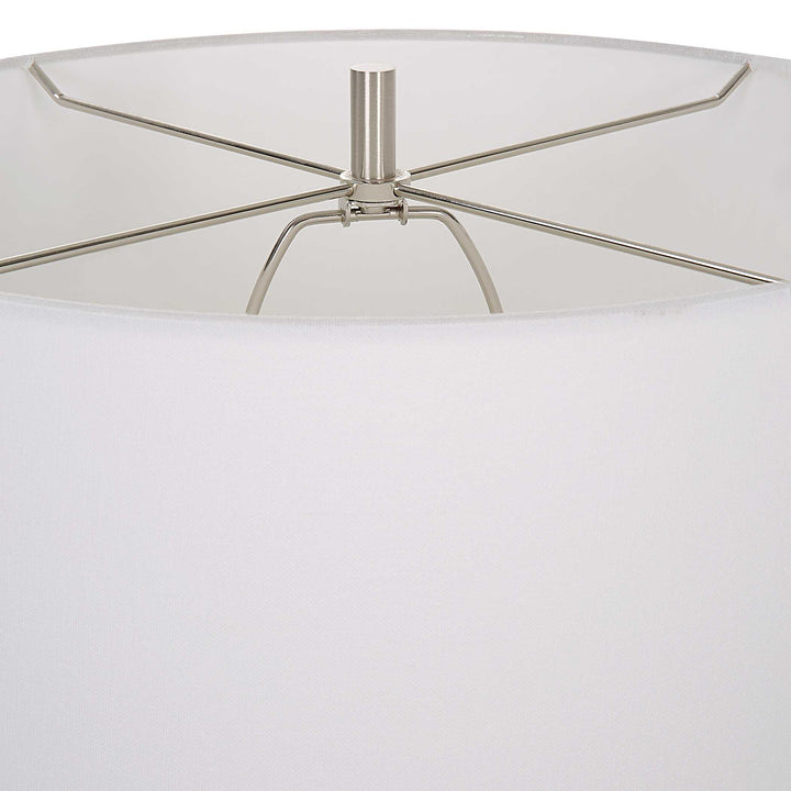 American Home Furniture Uttermost Remnant White Marble Table Lamp