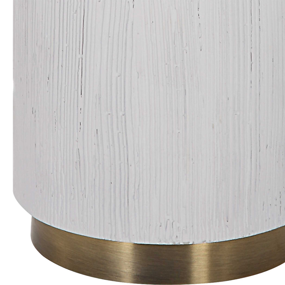 American Home Furniture Uttermost Ruse Whitewashed Table Lamp