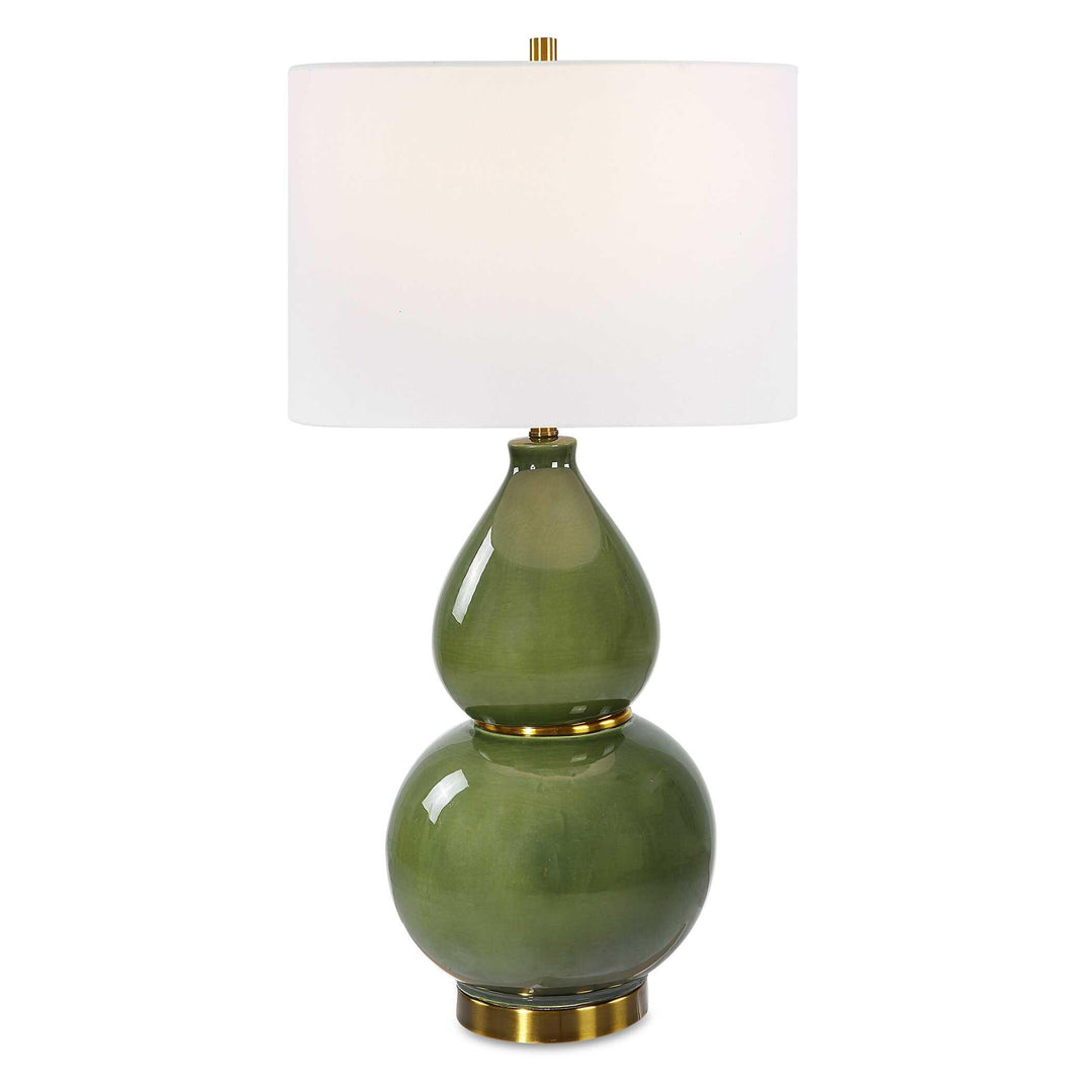 Gourd Green Table Lamp - AmericanHomeFurniture
