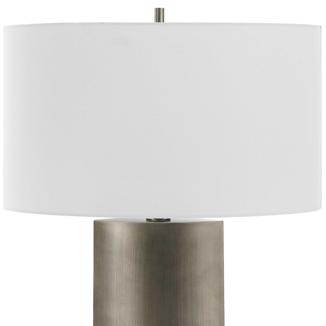 American Home Furniture Uttermost V-Groove Modern Table Lamp