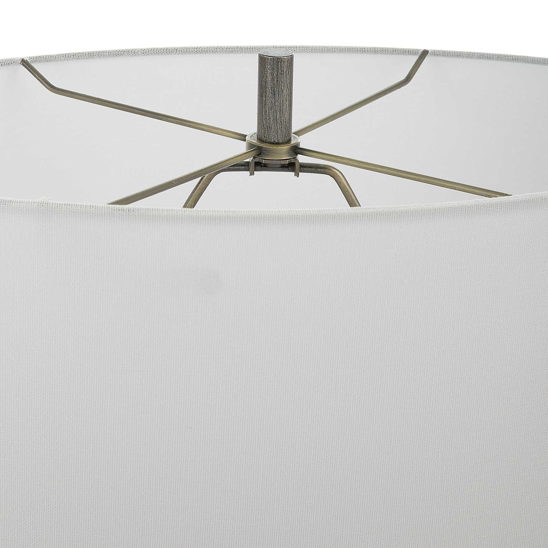 American Home Furniture Uttermost V-Groove Modern Table Lamp