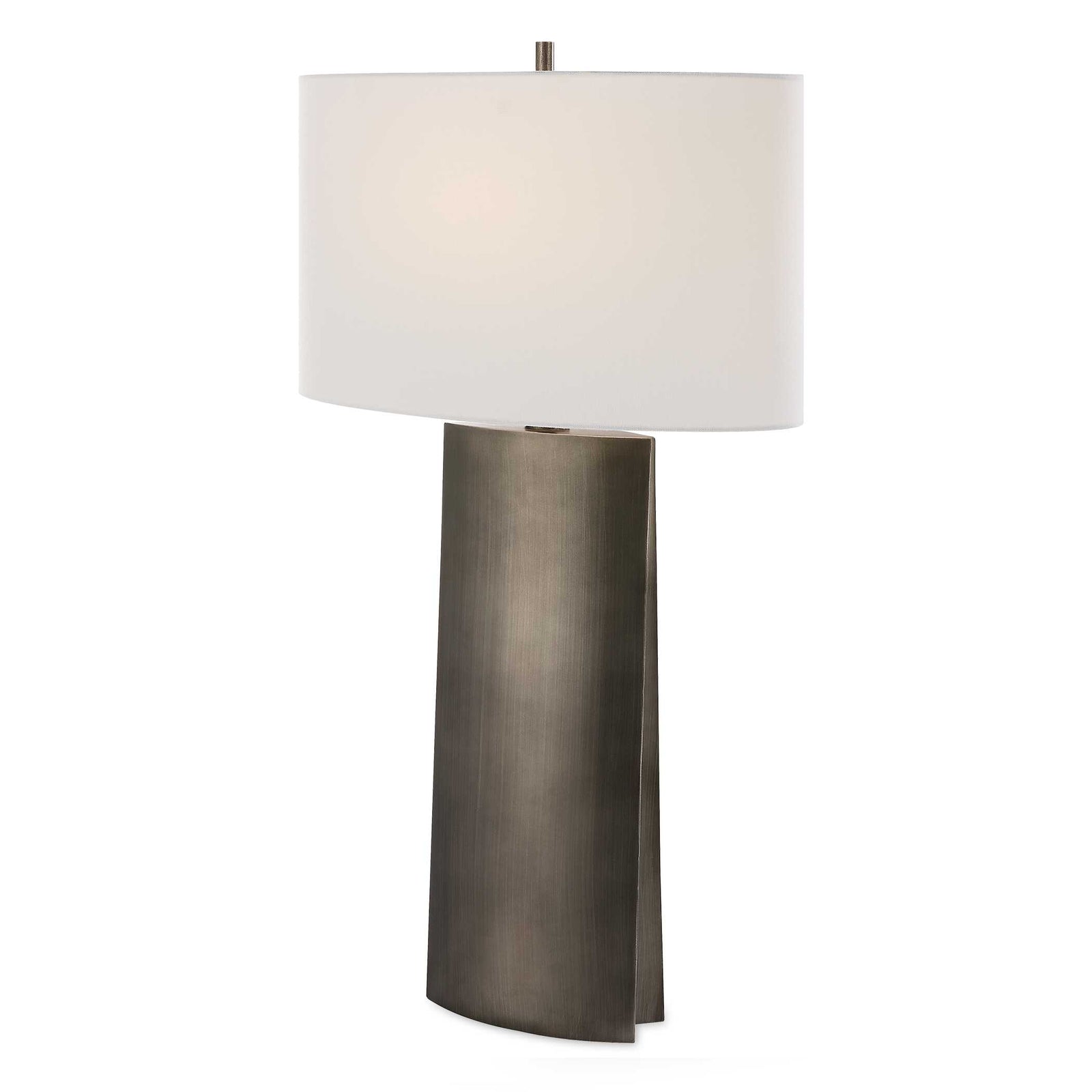 American Home Furniture Uttermost V-Groove Modern Table Lamp