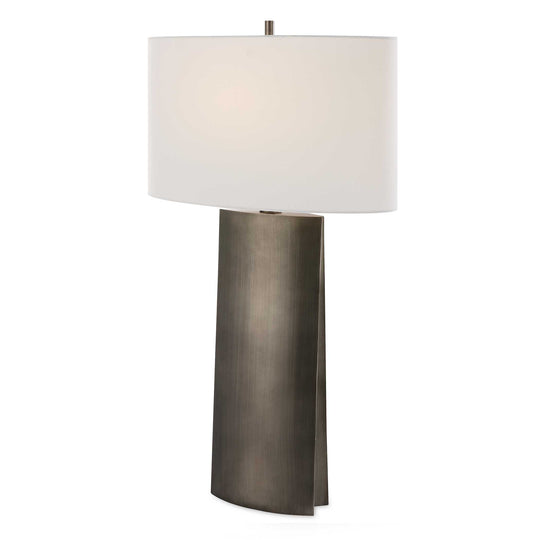 American Home Furniture Uttermost V-Groove Modern Table Lamp
