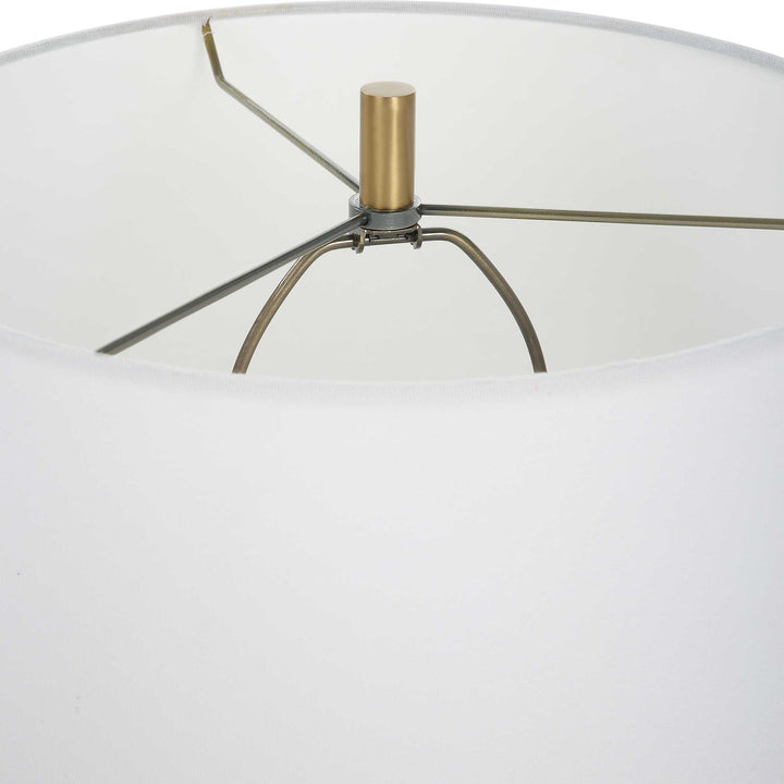 American Home Furniture Uttermost Trentino Dark Emerald Green Table Lamp