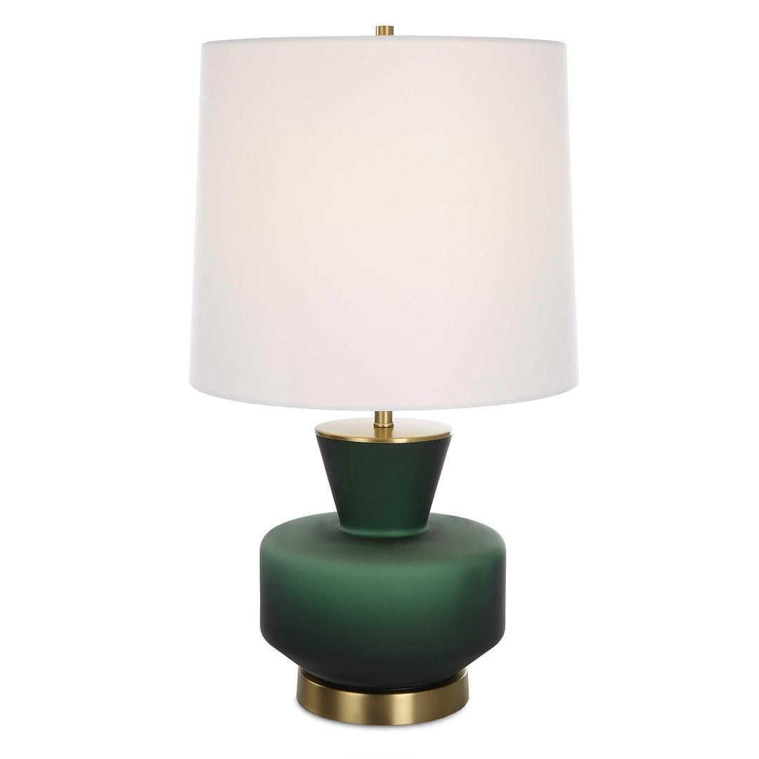 Trentino Dark Emerald Green Table Lamp - AmericanHomeFurniture