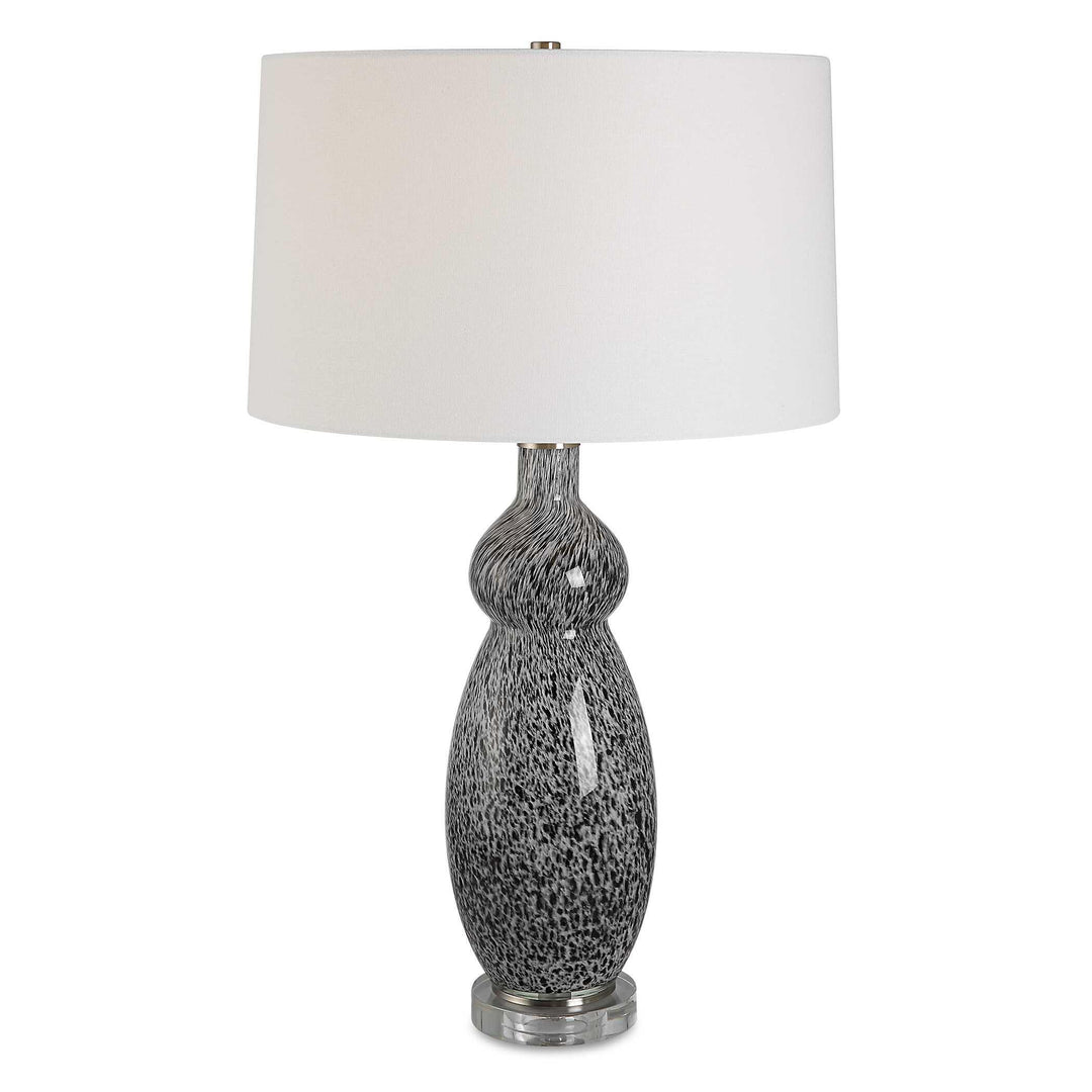 Velino Curvy Glass Table Lamp - AmericanHomeFurniture