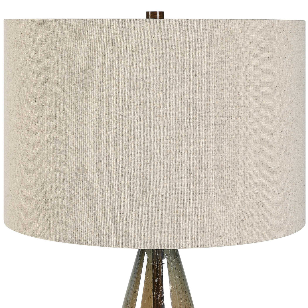 American Home Furniture Uttermost Baltic Teardrop Glass Table Lamp