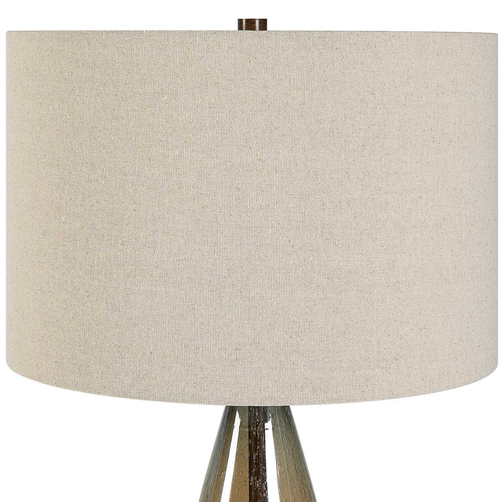 American Home Furniture Uttermost Baltic Teardrop Glass Table Lamp