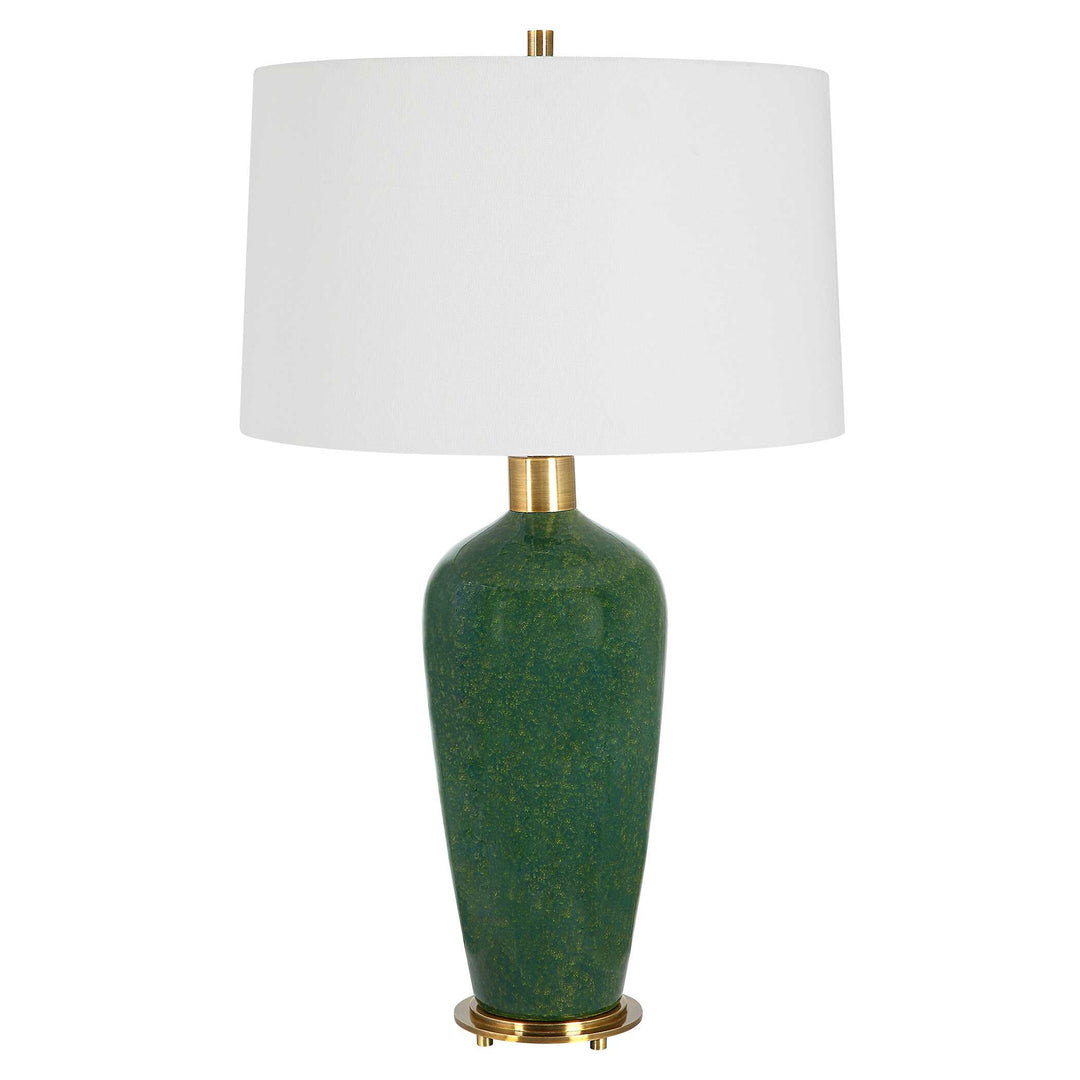 American Home Furniture Uttermost Verdell Green Table Lamp