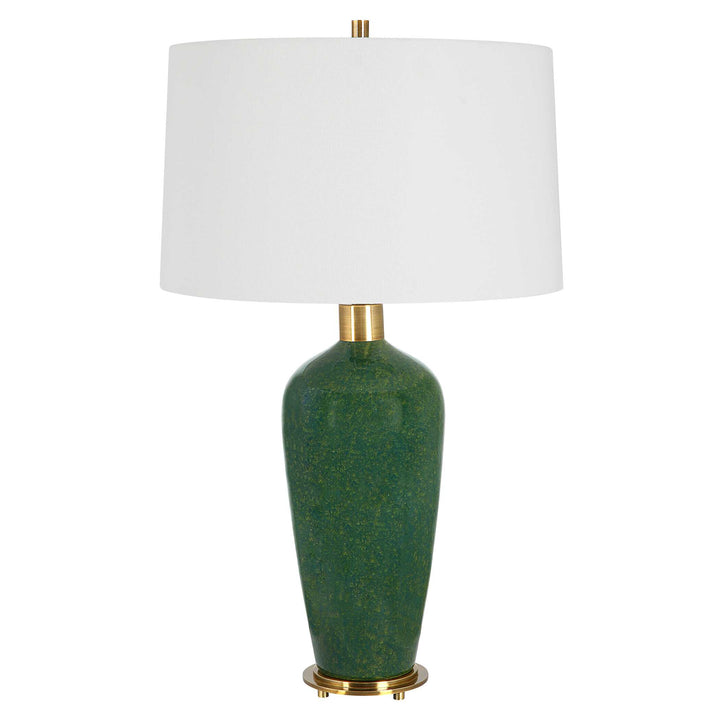 American Home Furniture Uttermost Verdell Green Table Lamp