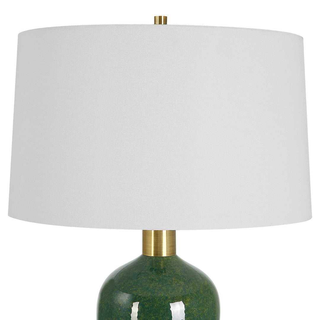 American Home Furniture Uttermost Verdell Green Table Lamp
