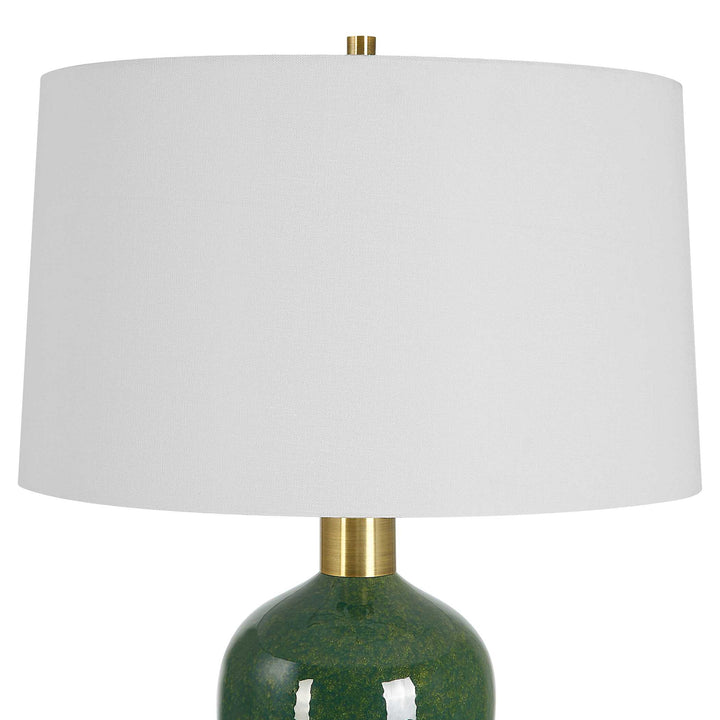 American Home Furniture Uttermost Verdell Green Table Lamp
