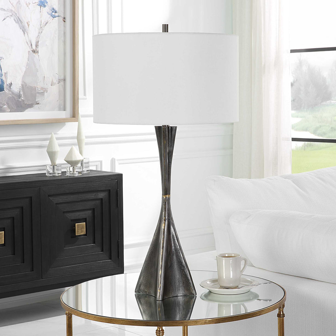 American Home Furniture Uttermost Keiron Industrial Table Lamp