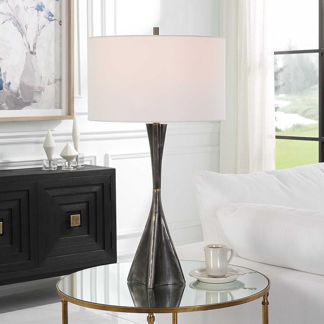 American Home Furniture Uttermost Keiron Industrial Table Lamp