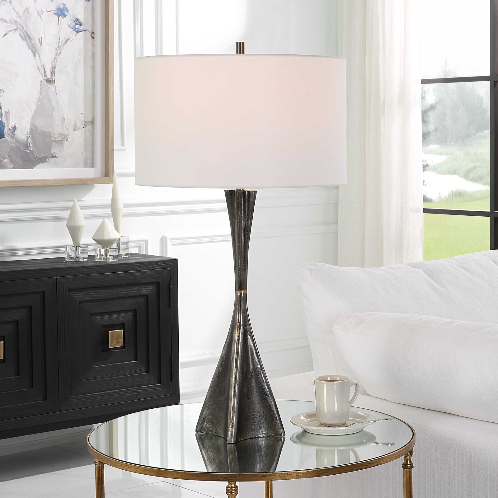 American Home Furniture Uttermost Keiron Industrial Table Lamp