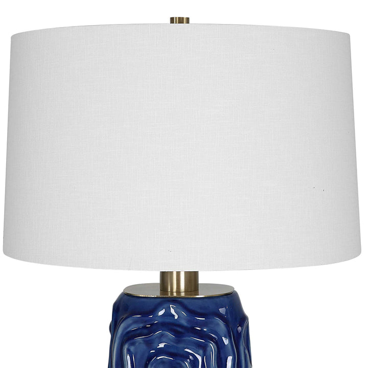 American Home Furniture Uttermost Zade Blue Table Lamp