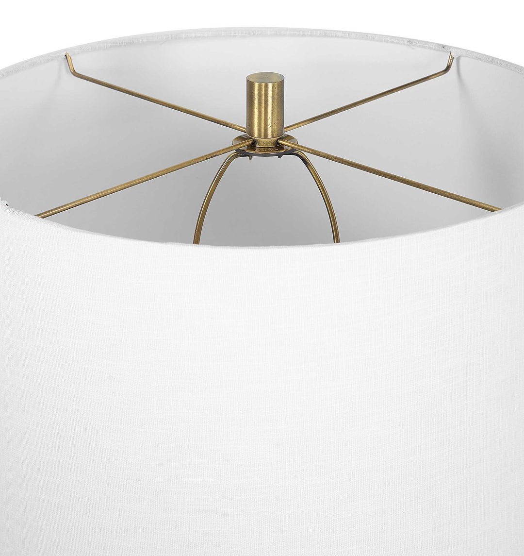 American Home Furniture Uttermost Zade Blue Table Lamp