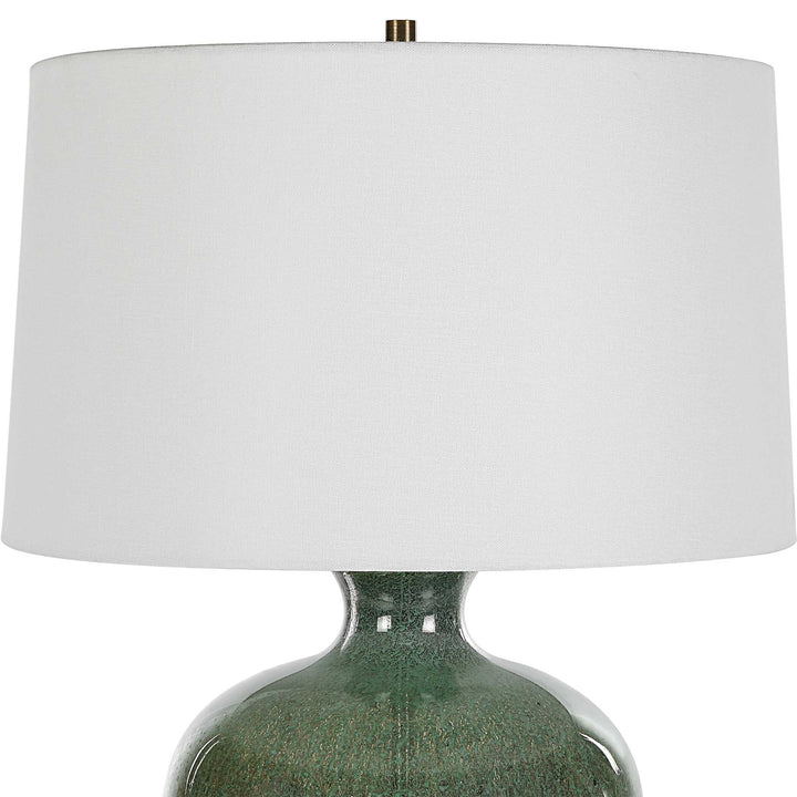 American Home Furniture Uttermost Nataly Aged Green Table Lamp