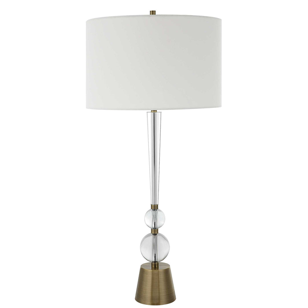 American Home Furniture Uttermost Annily Crystal Table Lamp