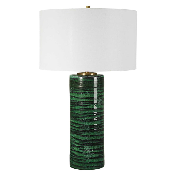 American Home Furniture Uttermost Galeno Emerald Green Table Lamp